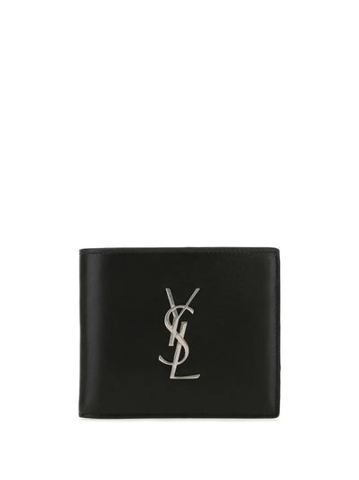 Saint Laurent portefeuille East/West en cuir lisse