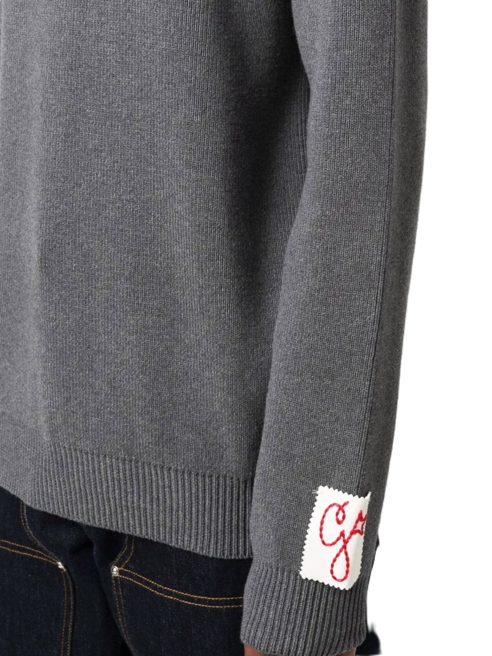 Golden Goose pull en maille nervurée à col rond