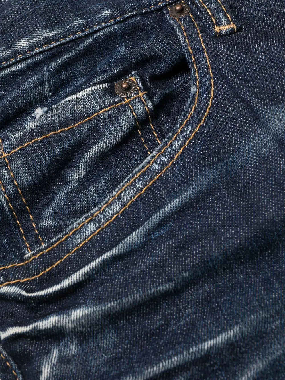 DSQUARED2 jean skinny à effet délavé