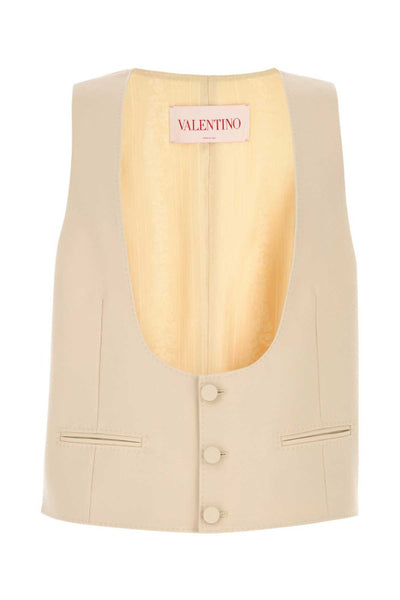 Valentino Garavani gilet en gabardine de laine