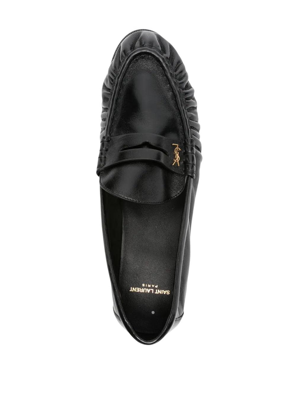 Saint Laurent mocassins en cuir brillant Le Loafer Supple