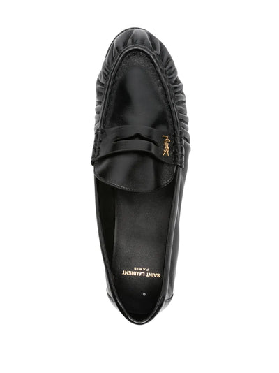 Saint Laurent mocassins en cuir brillant Le Loafer Supple