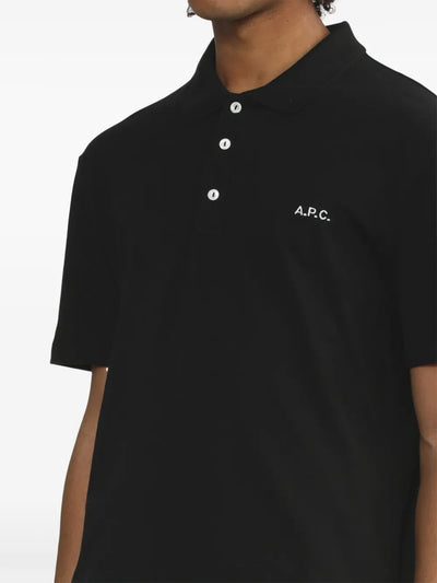 A.P.C. polo à logo brodé