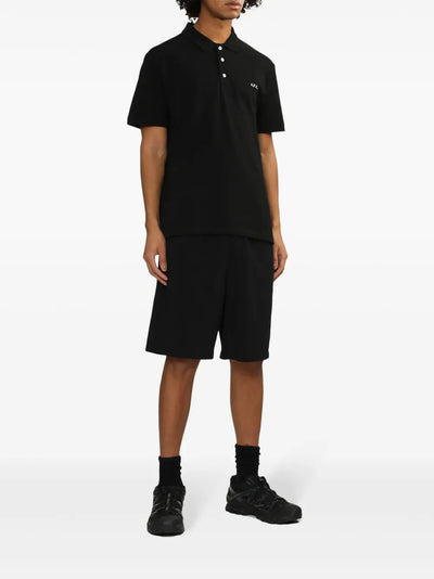 A.P.C. polo à logo brodé