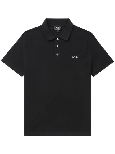 A.P.C. polo à logo brodé