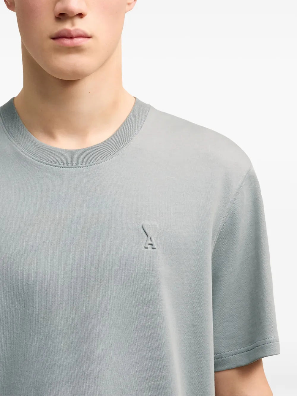 AMI Paris t-shirt à petit logo embossé Ami de Coeur