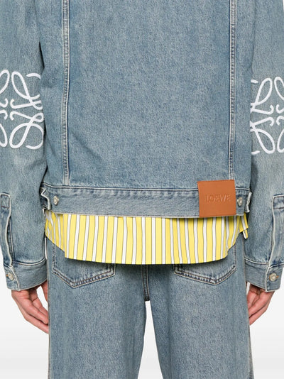LOEWE veste en jean Anagram