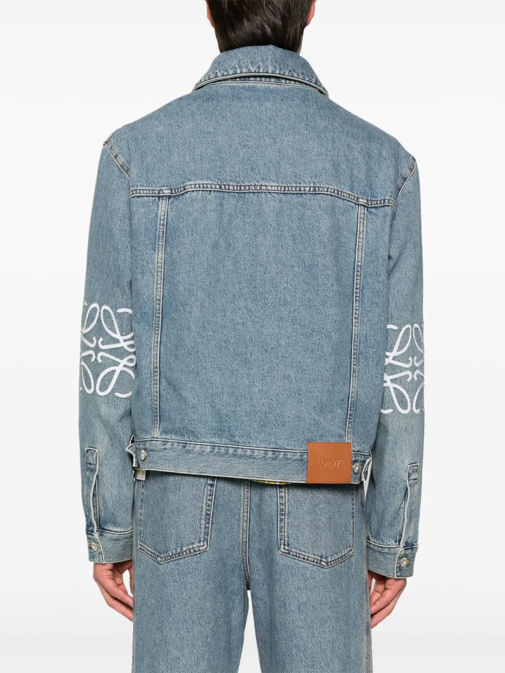 LOEWE veste en jean Anagram