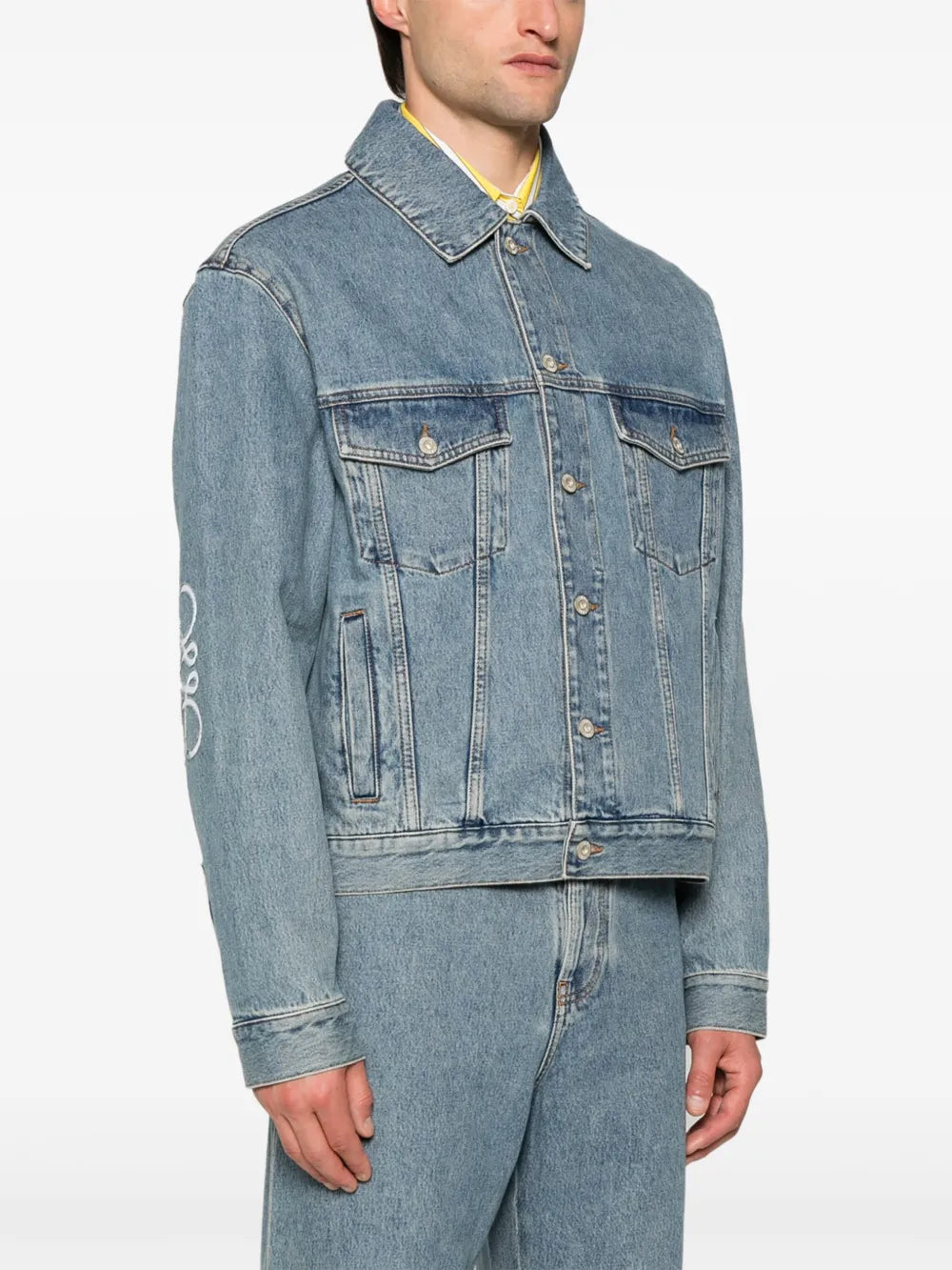LOEWE veste en jean Anagram