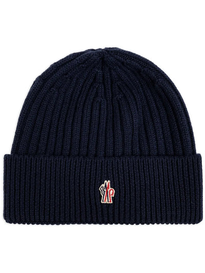 Moncler Grenoble bonnet à logo brodé