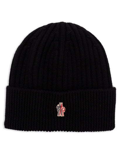 Moncler Grenoble bonnet à logo brodé