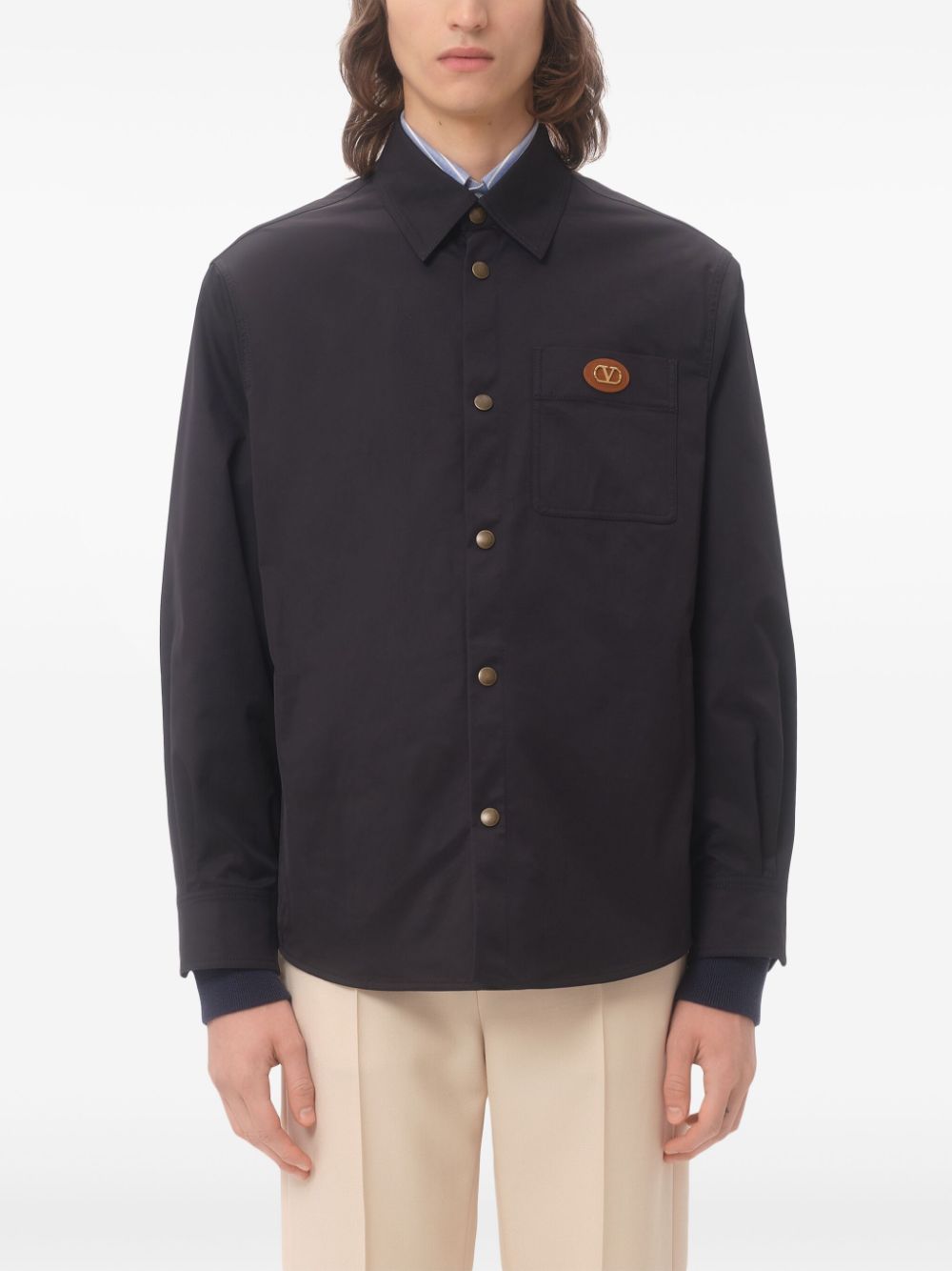 Valentino Garavani surchemise à patch Vlogo