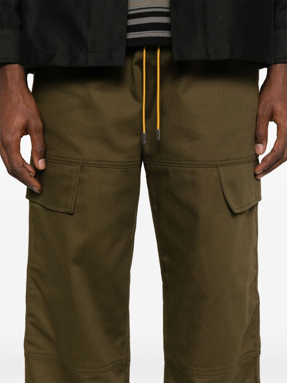 RHUDE pantalon Plateau à poches cargo