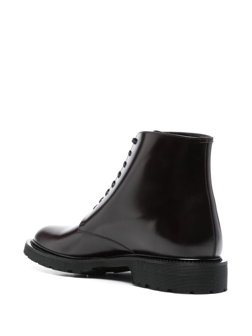 Saint Laurent bottines à détails de surpiqûres