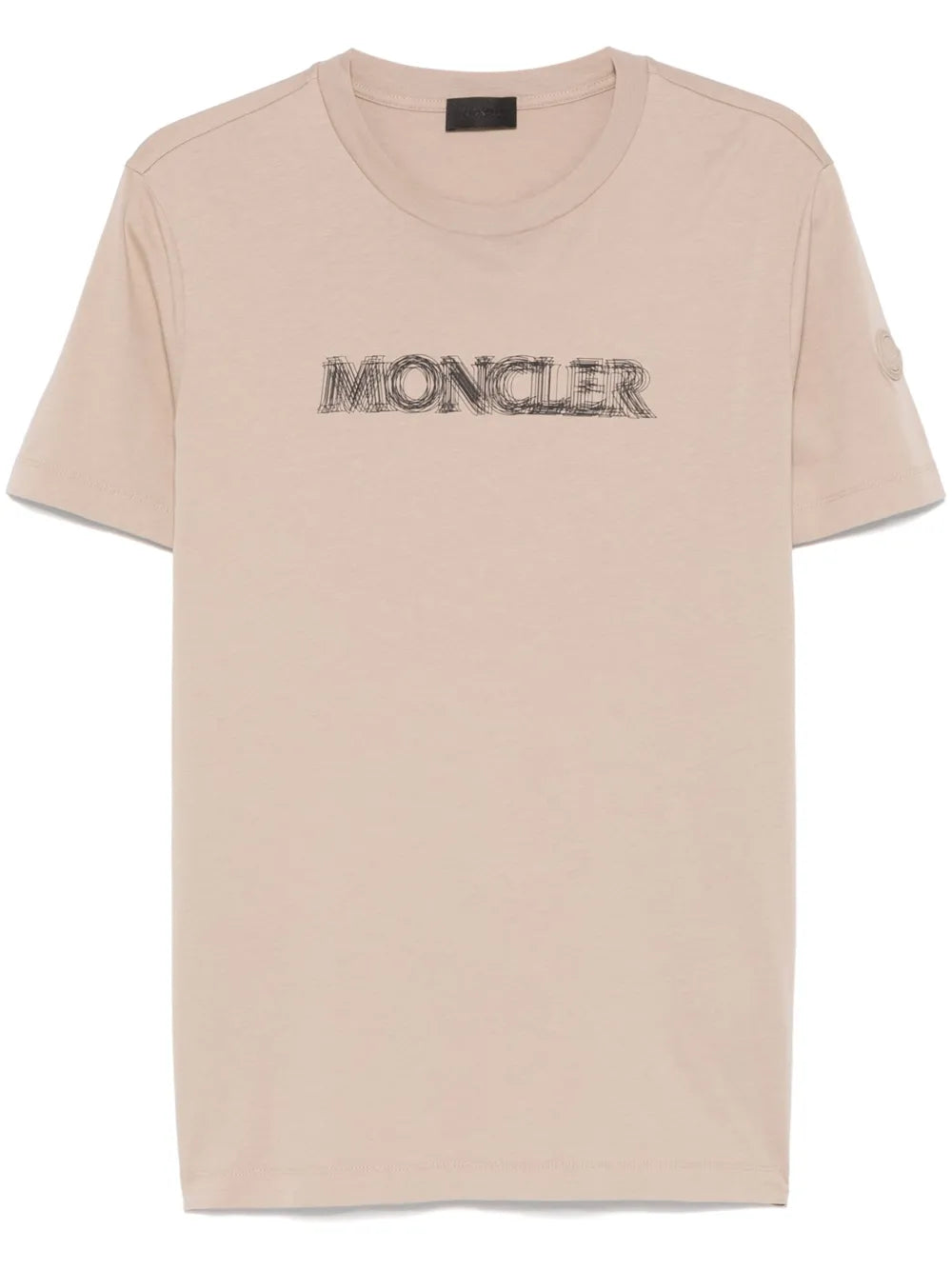 Moncler t-shirt à logo flouté