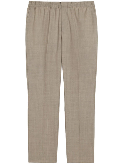 AMI Paris pantalon en laine à taille élastiquée