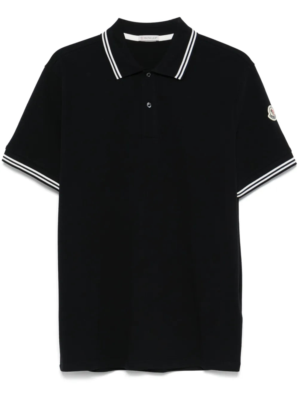 Moncler polo à patch logo