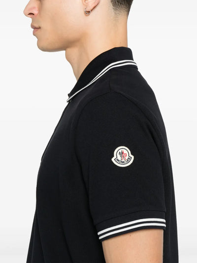 Moncler polo à patch logo