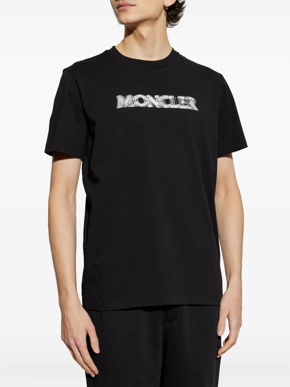 Moncler t-shirt à logo flouté