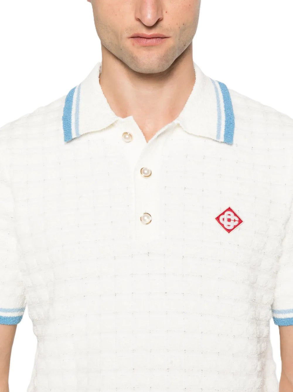 Casablanca polo Cotton Boucle