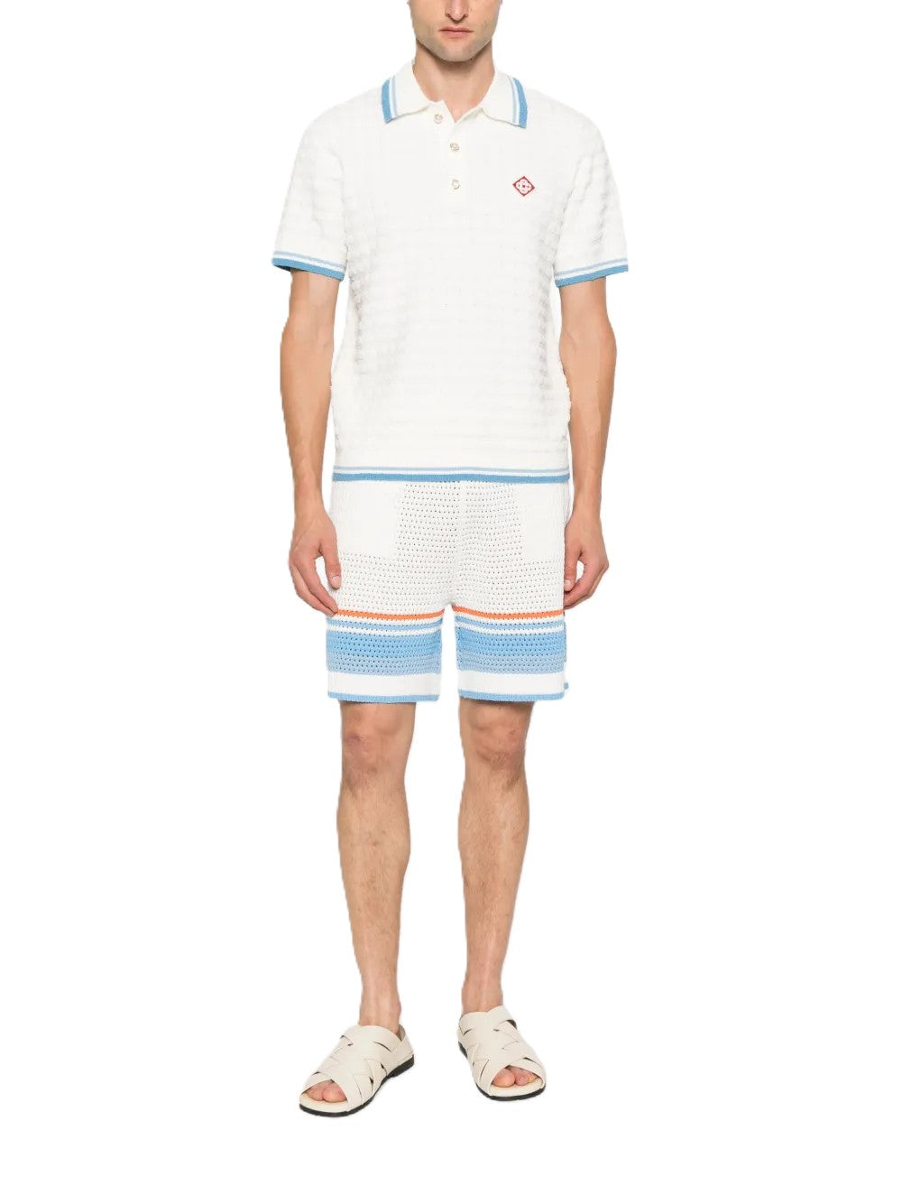 Casablanca polo Cotton Boucle