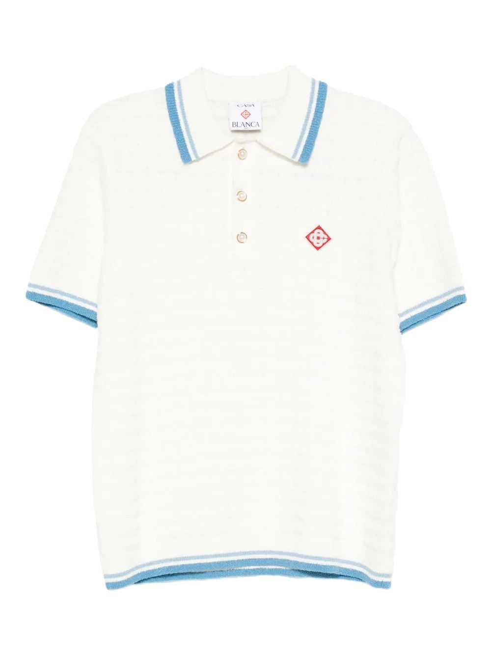 Casablanca polo Cotton Boucle