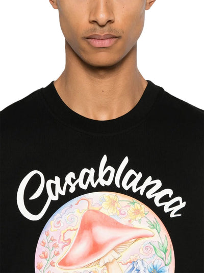 Casablanca t-shirt Mushroom Emblem