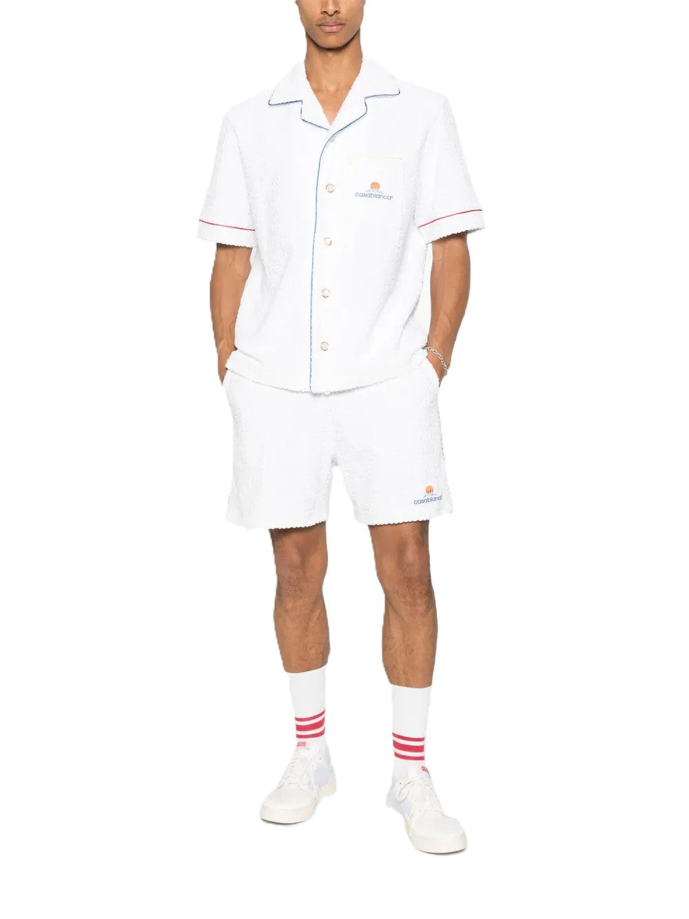 Casablanca short Monogram Jacquard