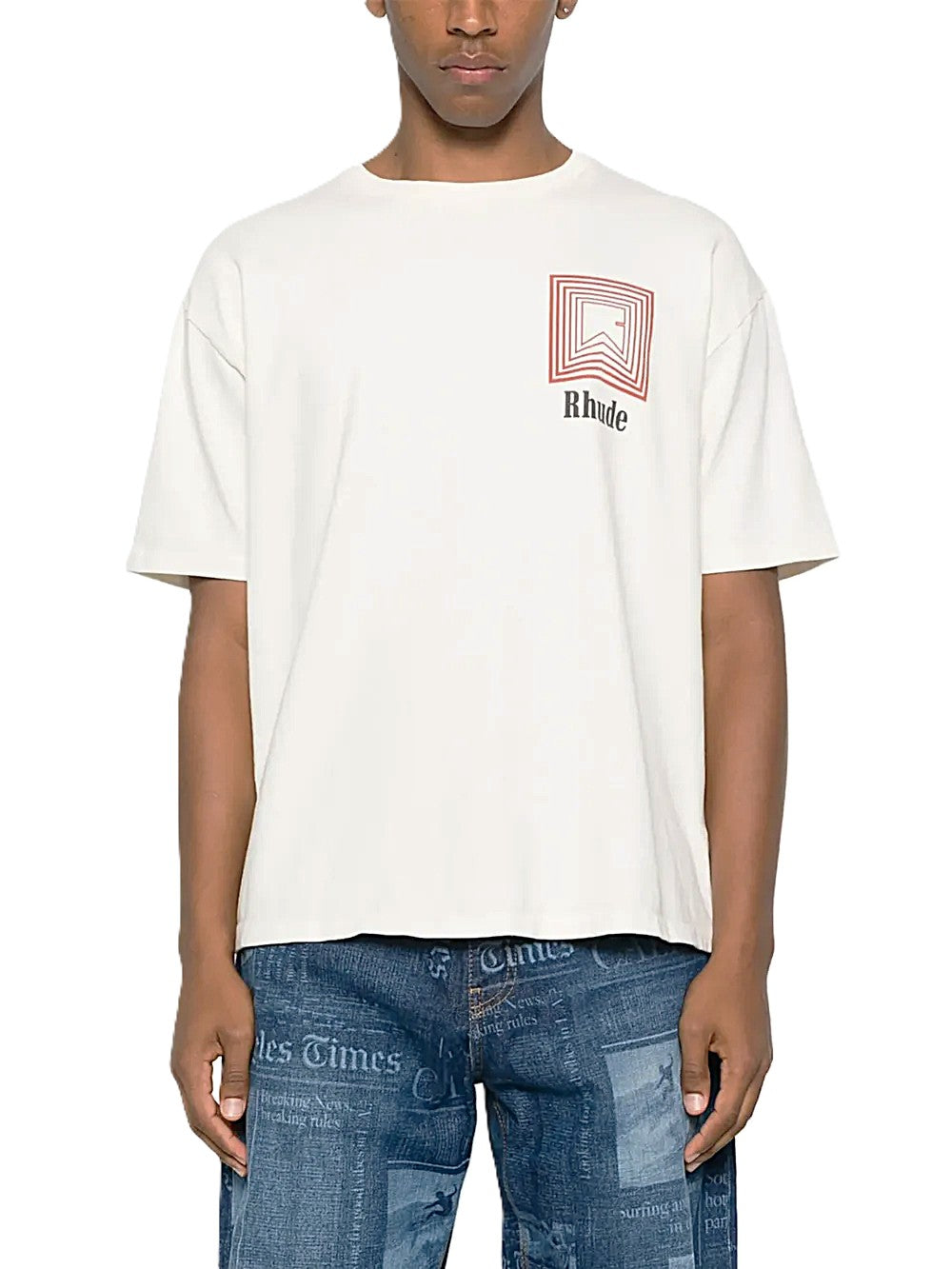 RHUDE t-shirt Chevron Logo Repeat