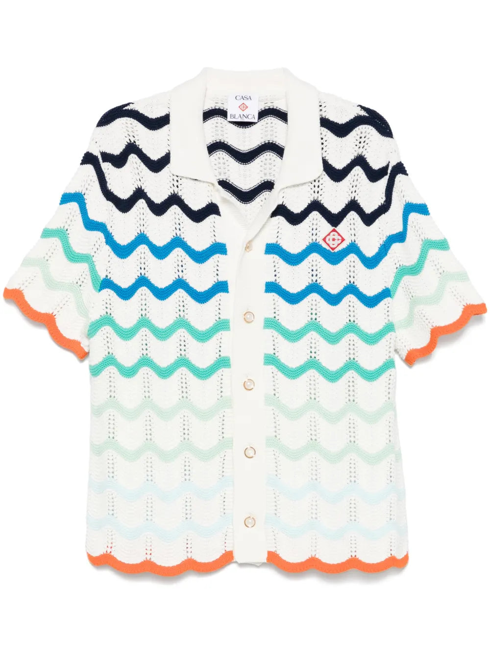 Casablanca chemise Gradient Wave