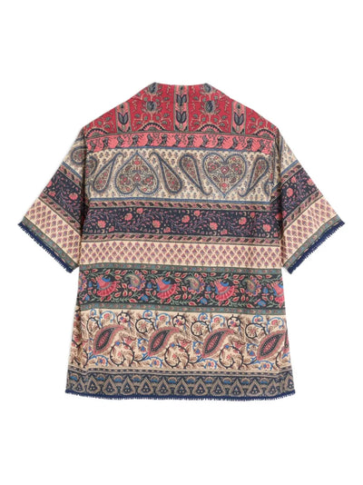 Valentino Garavani chemise bowling à imprimé cachemire