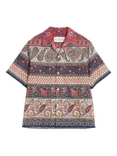 Valentino Garavani chemise bowling à imprimé cachemire
