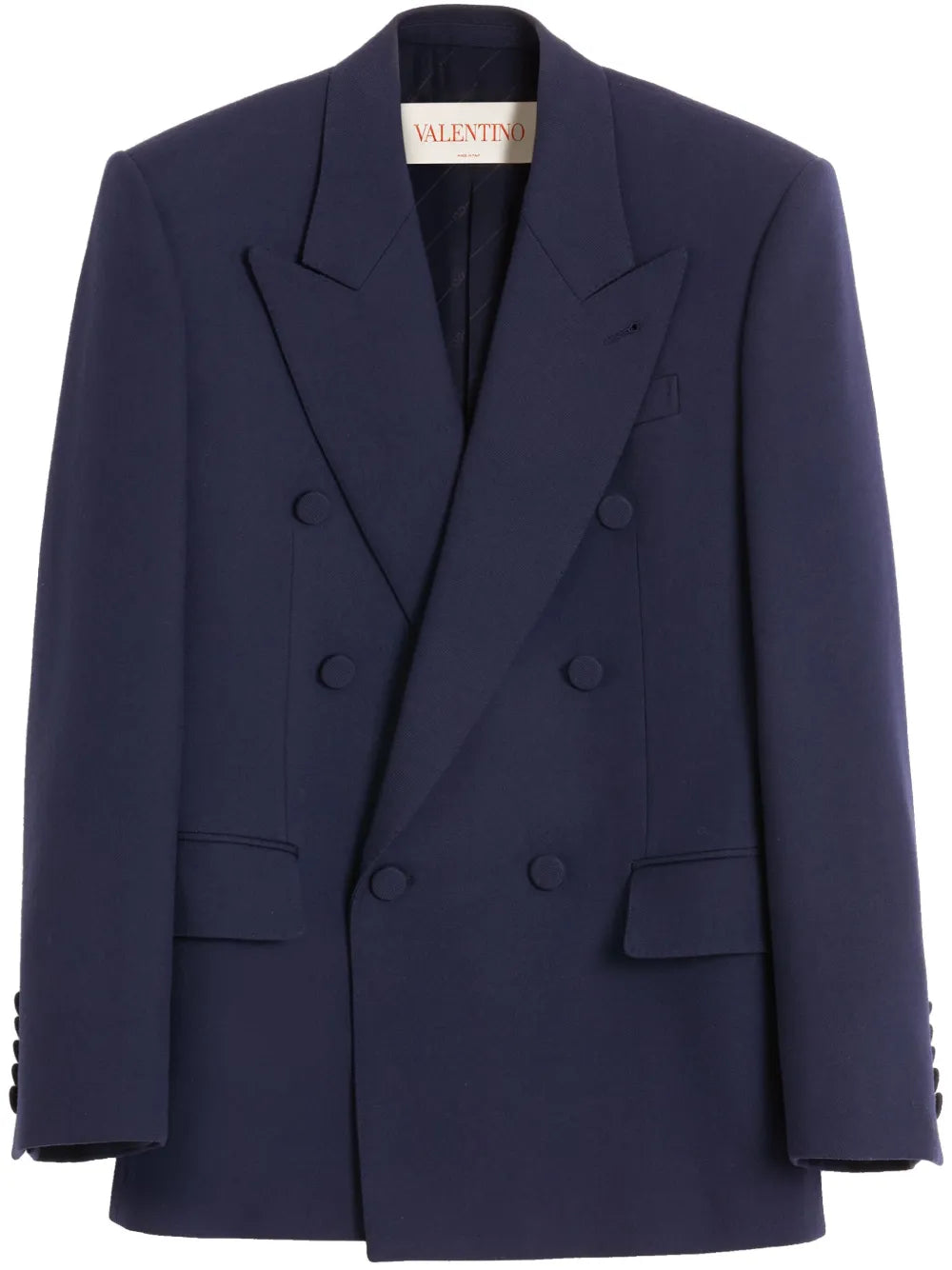 Valentino Garavani gabardine à boutonnière croisée