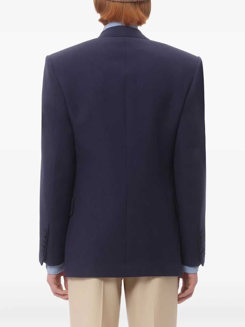 Valentino Garavani gabardine à boutonnière croisée