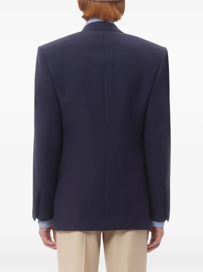 Valentino Garavani gabardine à boutonnière croisée