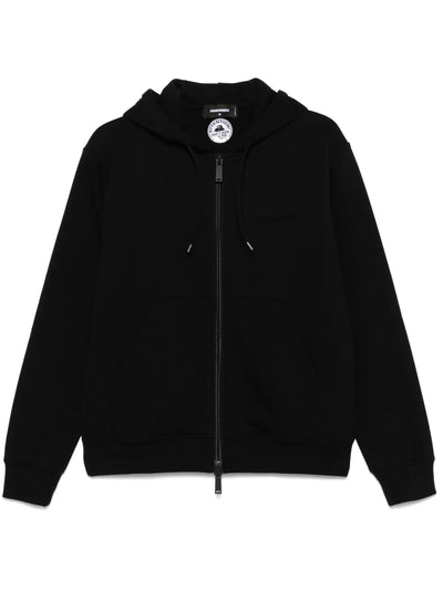 DSQUARED2 hoodie à fermeture zippée