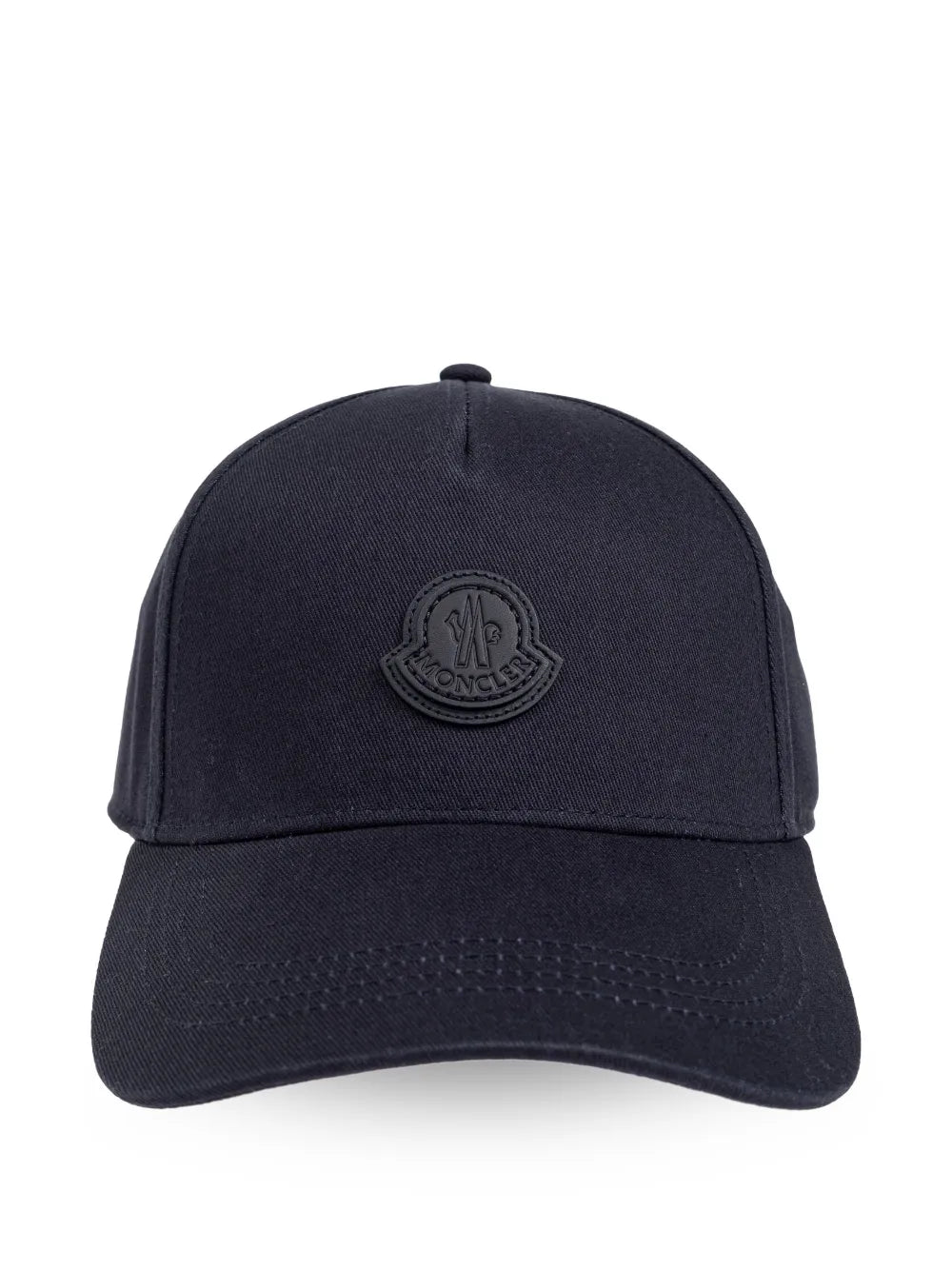 Moncler casquette à patch logo en cuir