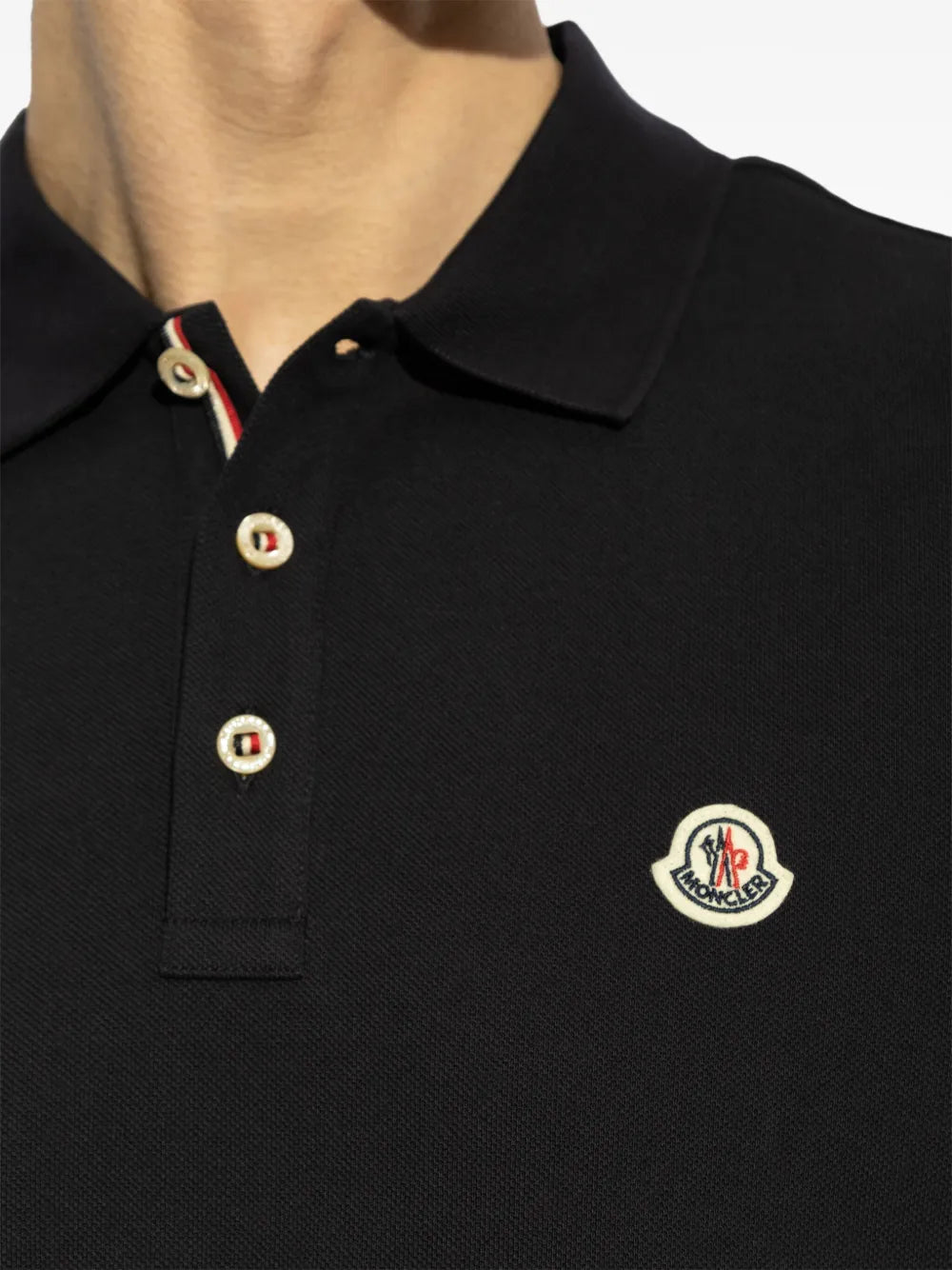 Moncler polo à logo appliqué