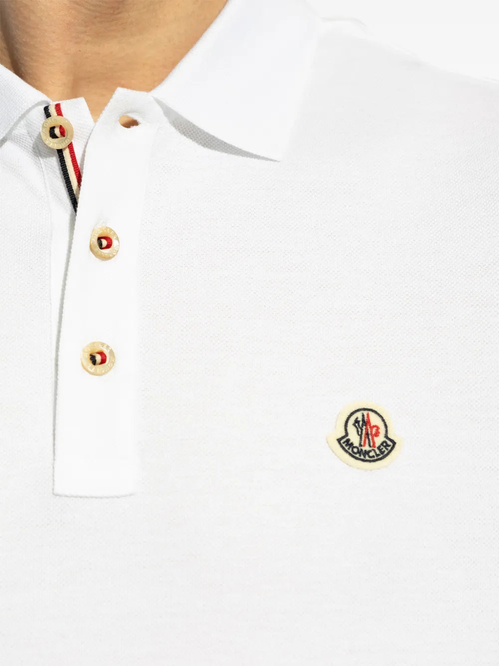 Moncler polo à logo appliqué