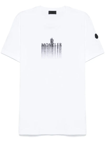 Moncler t-shirt à logo délavé