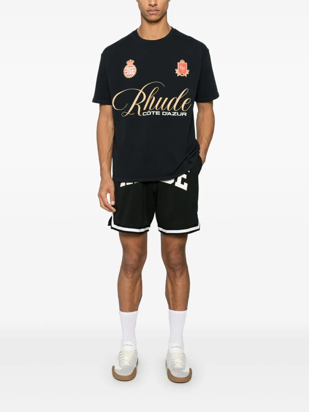 RHUDE short Collegiate Basketball