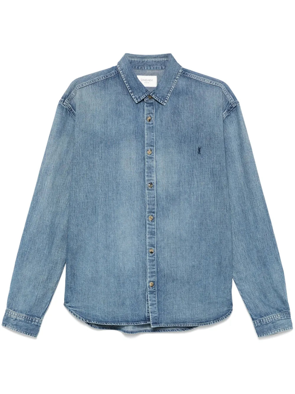 Saint Laurent chemise Cassandre en jean