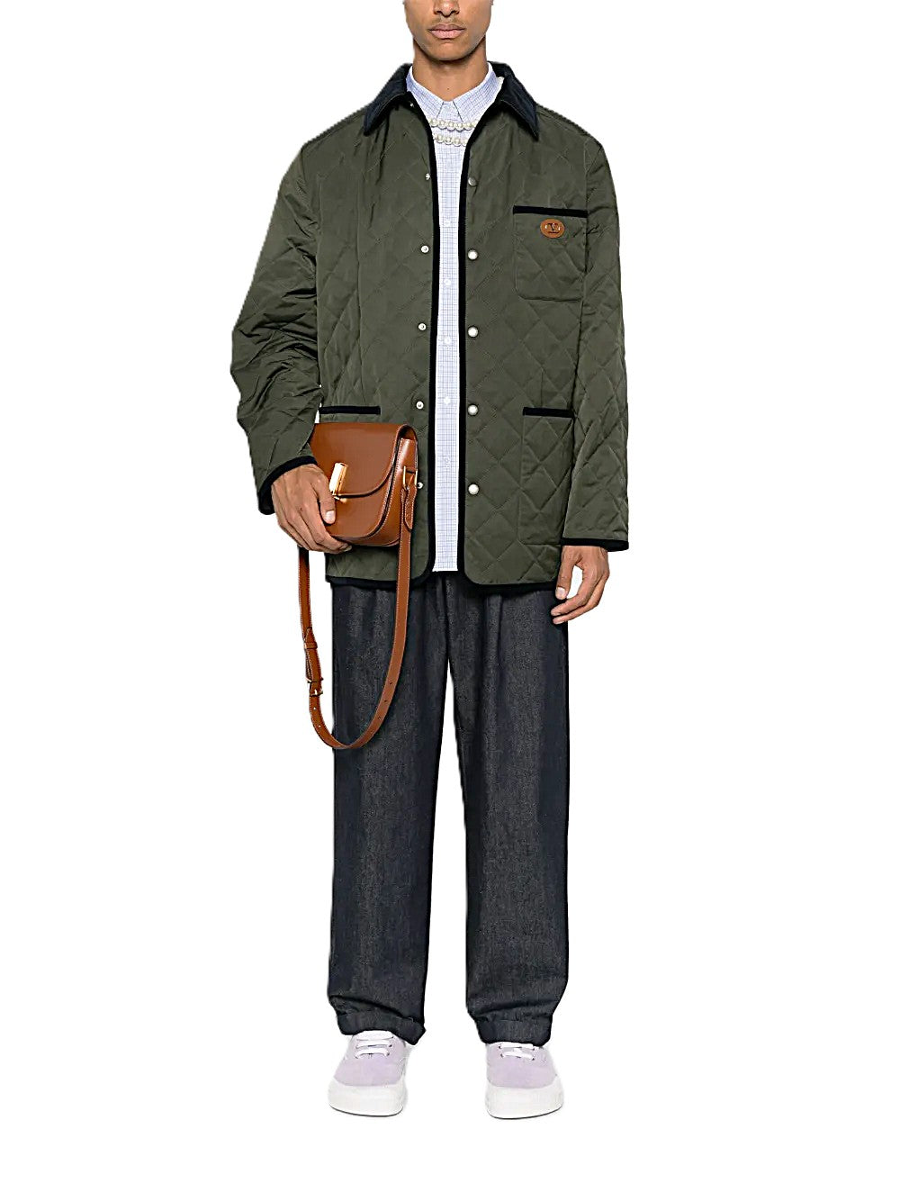 Valentino Garavani surchemise matelassée avec VLogo Signature