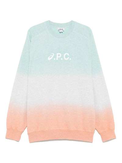A.P.C. x Asics sweater Lake Dip Dye