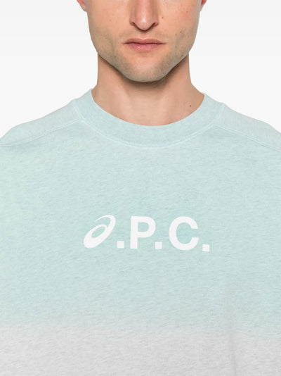 A.P.C. x Asics sweater Lake Dip Dye