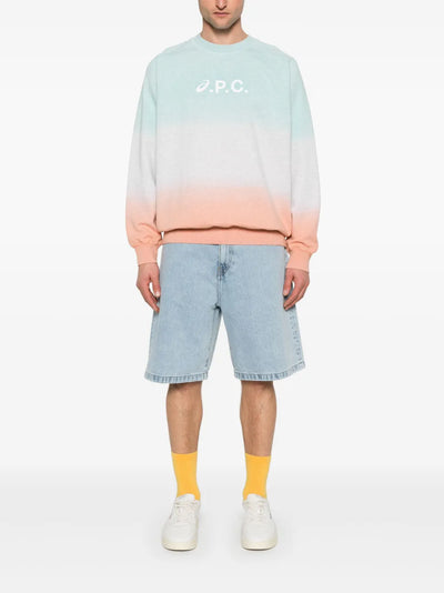 A.P.C. x Asics sweater Lake Dip Dye