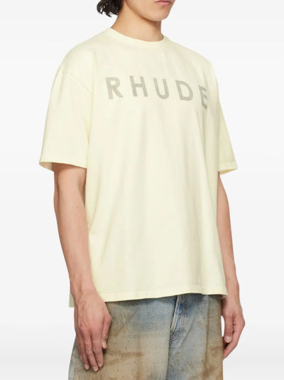 RHUDE t-shirt Distressed Logo