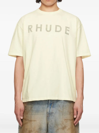 RHUDE t-shirt Distressed Logo