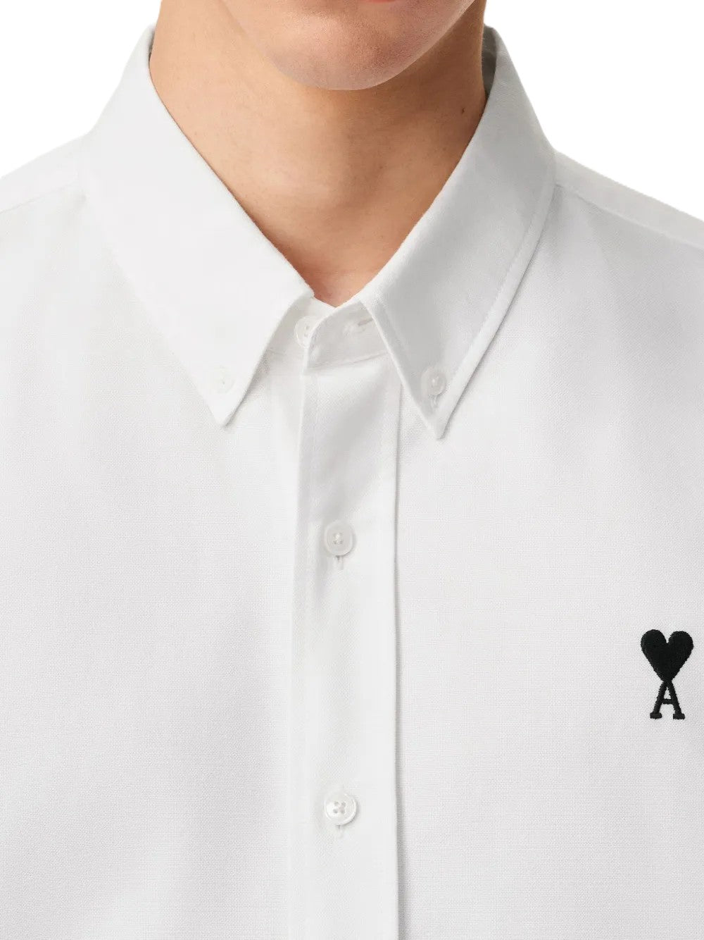 AMI Paris chemise à logo Ami de Cœur