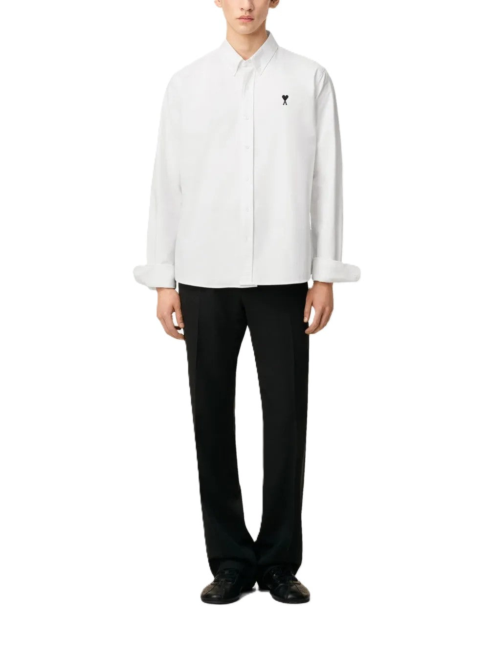 AMI Paris chemise à logo Ami de Cœur